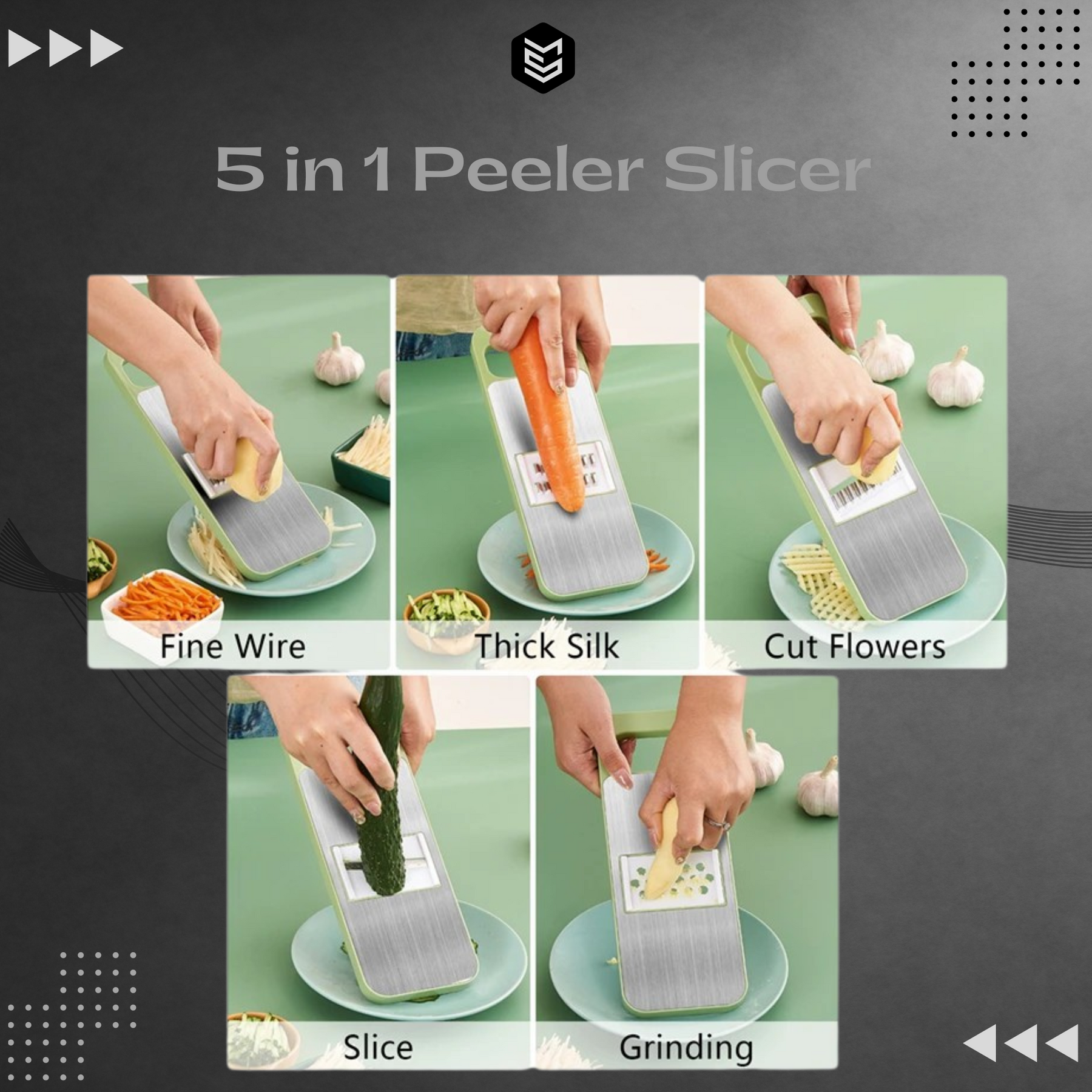 5 in 1 Vegetable & Fruit Cutter Slicer