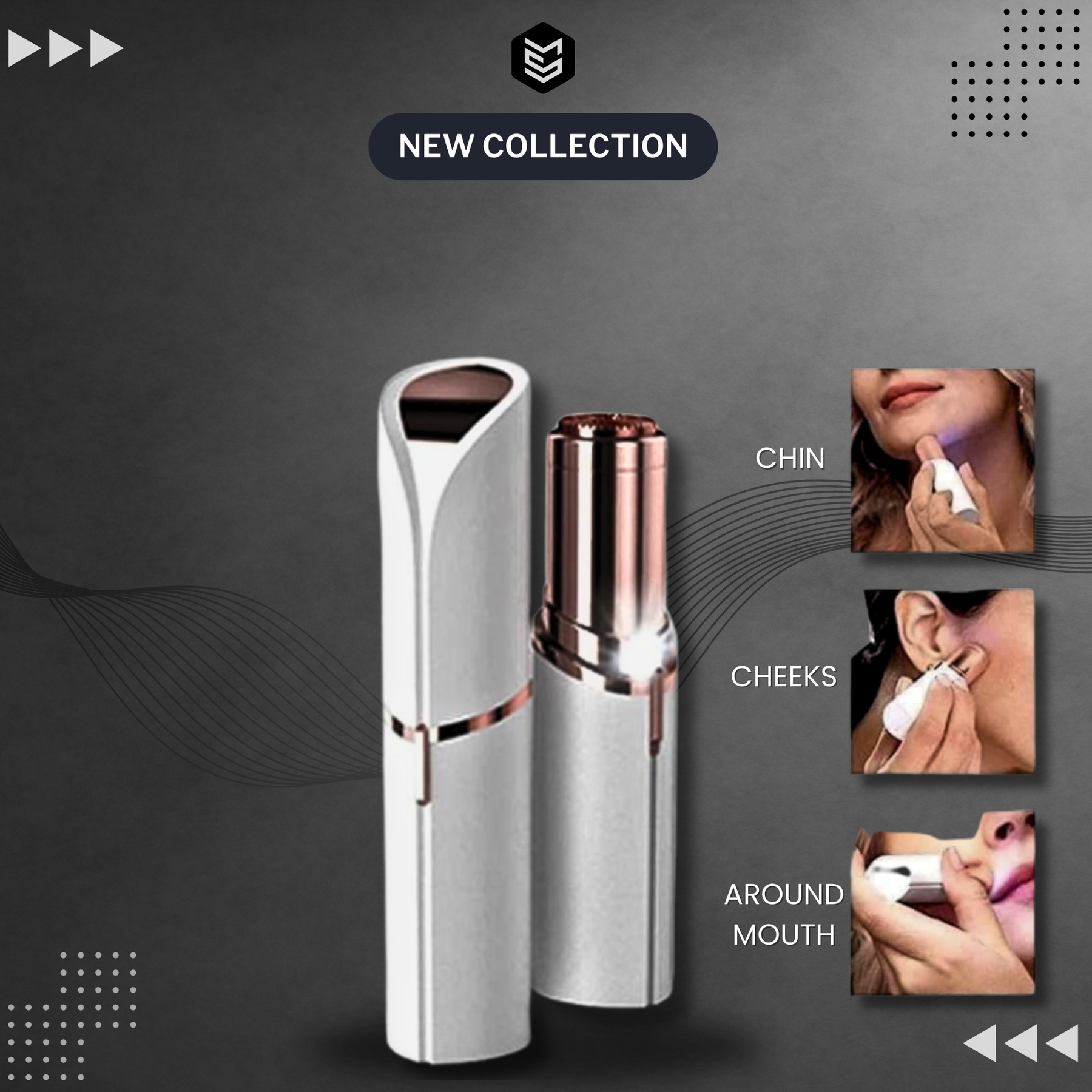 Flawless Facial Hair Remover Machine For Women