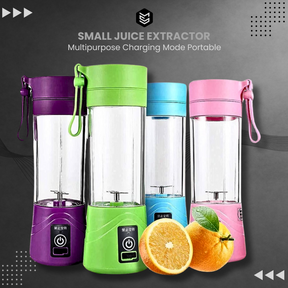 Mini Portable USB Rechargeable Juicer Blender Mixer 6 Blades 380ml