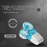 Portable Pill Taker Remover No-Contact Tablets and Pills Pack Opener